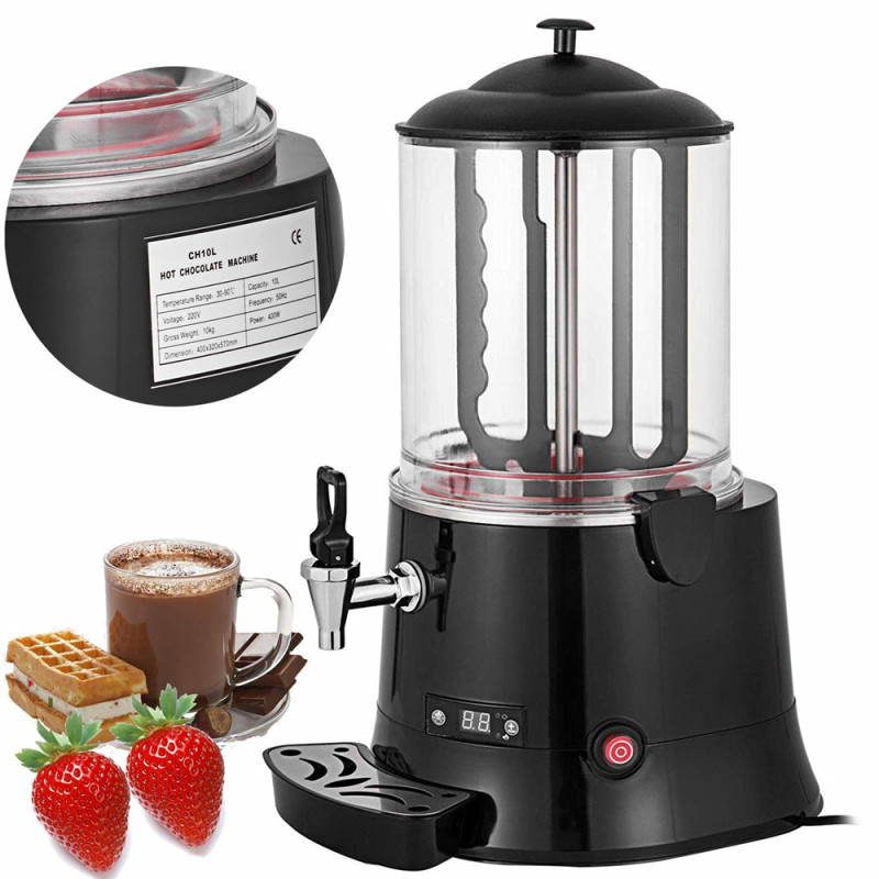 2021 10L Electric Hot Chocolate Dispenser Machine Drink Mixer Maker