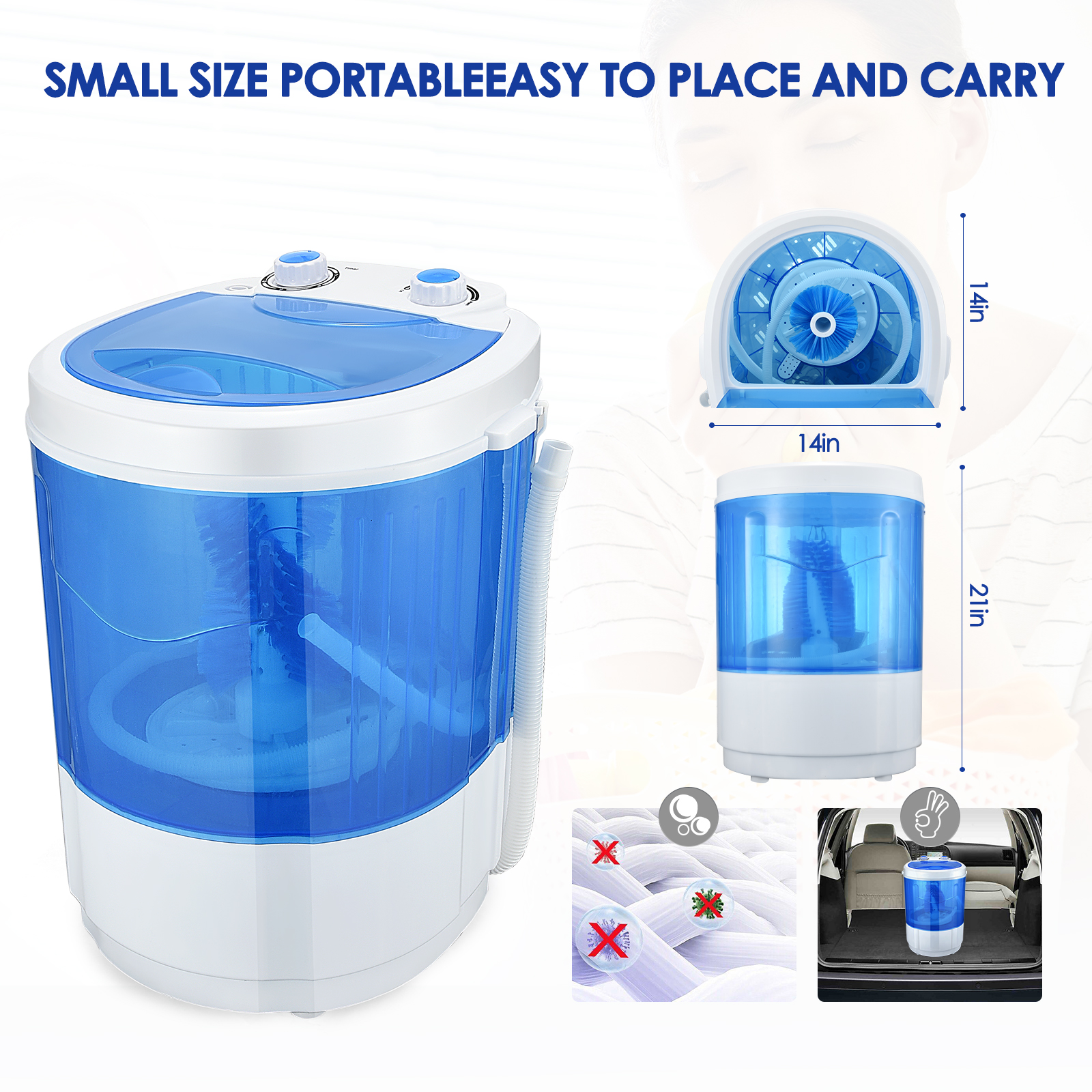 devanti portable washing machine