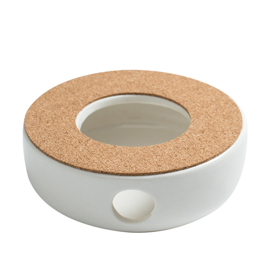 Seaan đế giữ ấm trà bằng gốm cầm tay mini đế giữ ấm ấm trà đế cách nhiệt đế giữ ấm nước cà phê phụ kiện trà