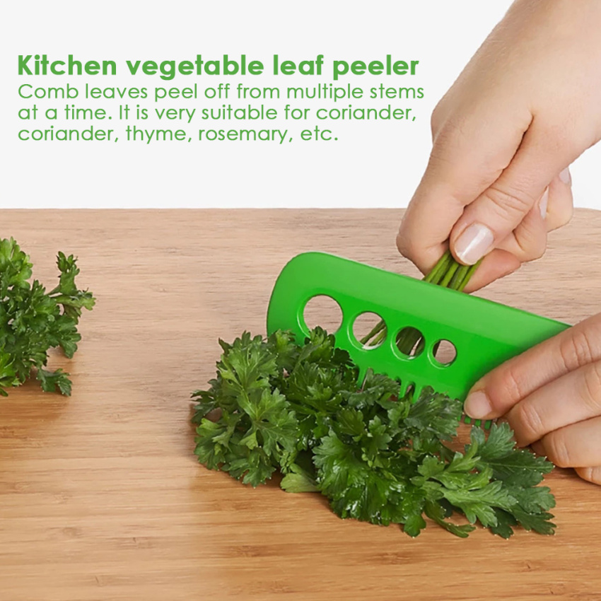 Vegetable Leaf Peeler Multifunctional Gadget For Kitchen Fruit And Vegetable Cutting Vegetables Leaf Peeling Comb
