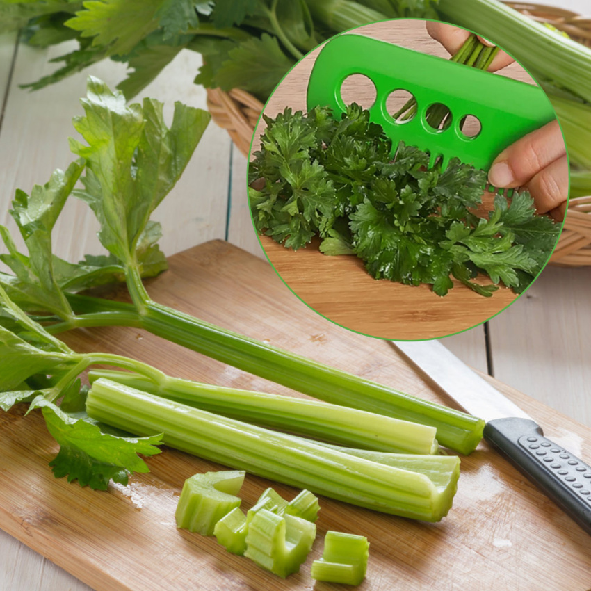 Vegetable Leaf Peeler Multifunctional Gadget For Kitchen Fruit And Vegetable Cutting Vegetables Leaf Peeling Comb