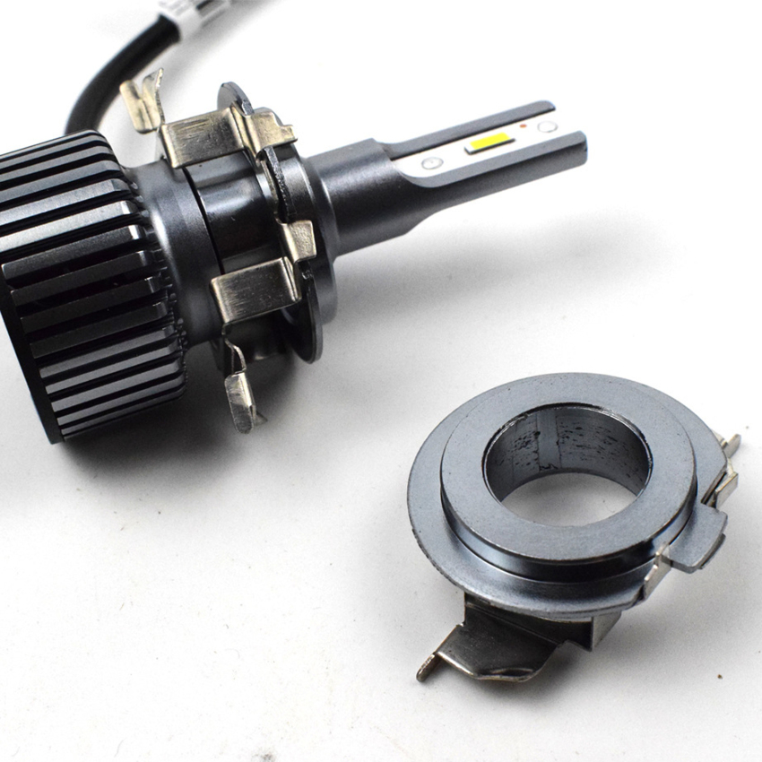 2pc H7 Led Headlight Lamp Adapter Socket Base Retainer Holder 