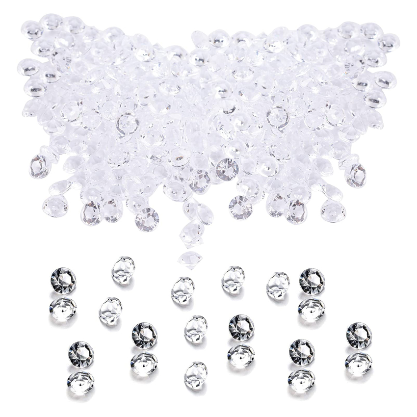 2000pcs Diamond Table Scatter Confetti Acrylic Wedding Vase Party Decor Crystals