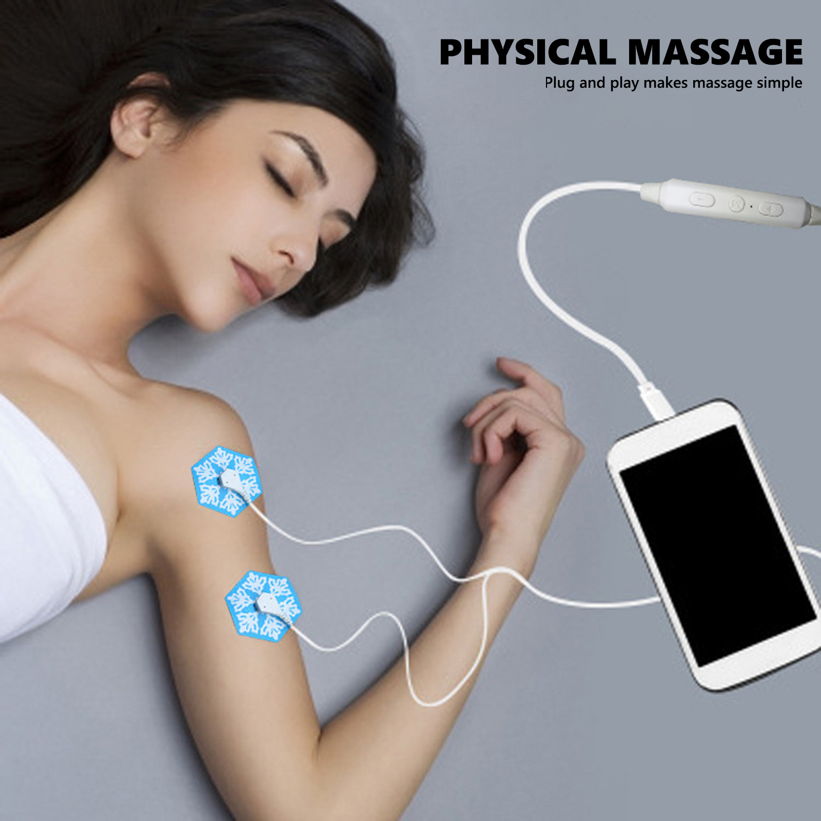 6 Modes Portable Mobile Phone Massager Electric TENS Therapy Body Muscle  Stimulator Massager EMS Digital Therapy Machine| | - AliExpress