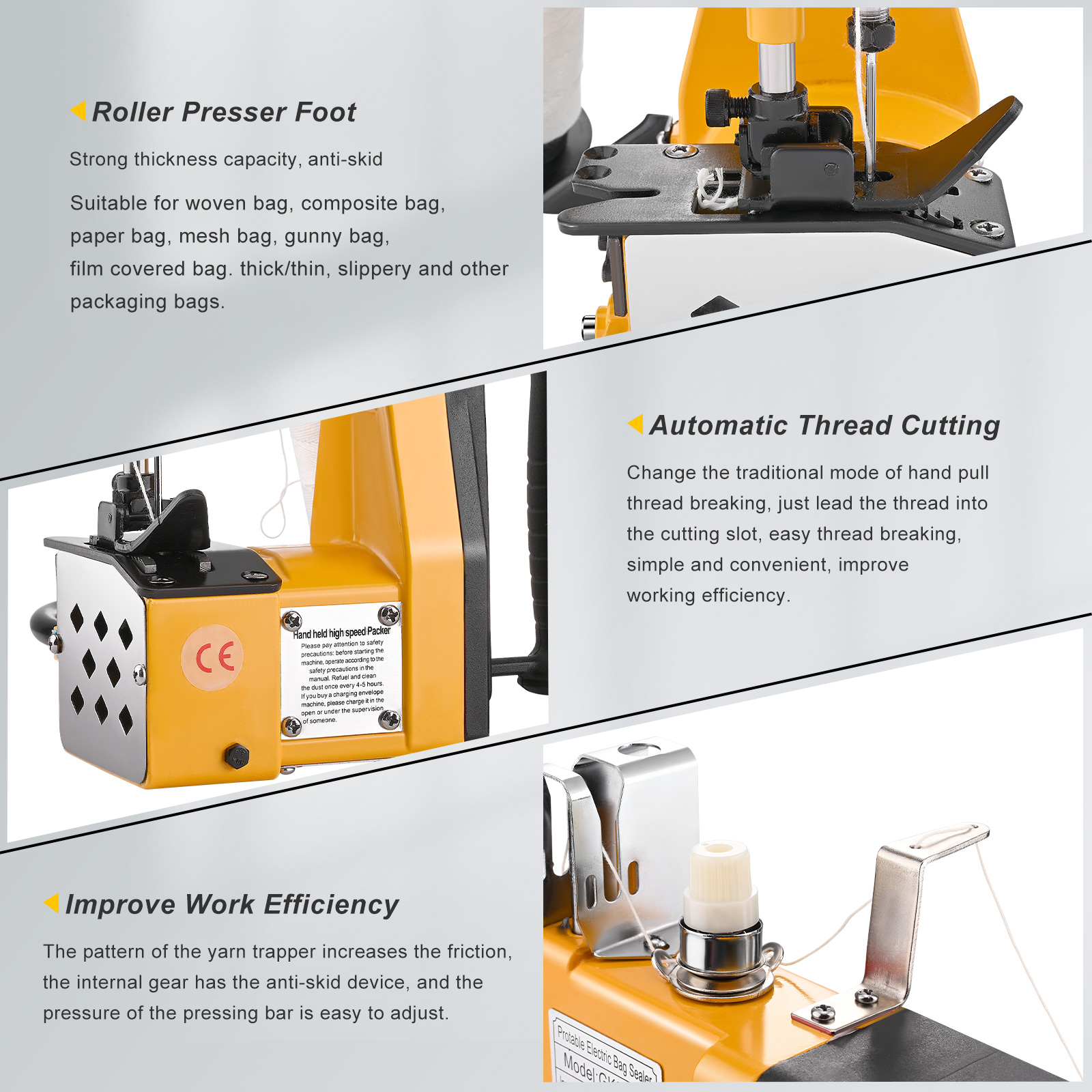 GK9-520 Electric Sewing Machine Portable Automatic Packaging