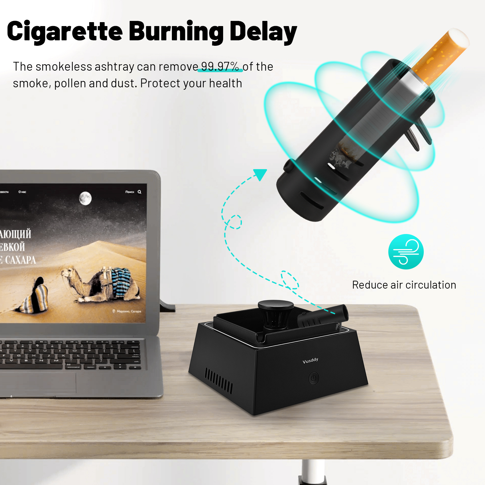 smokeless cigarette filter device Home Smoke Grabber Filter, Ashtray, Odor Eliminator, USB for Indoor, Outdoor, Home, Office, Car; Great for Smokers : Home & Kitchen and ammonia Rechargeable Smart Filter Ashtray -