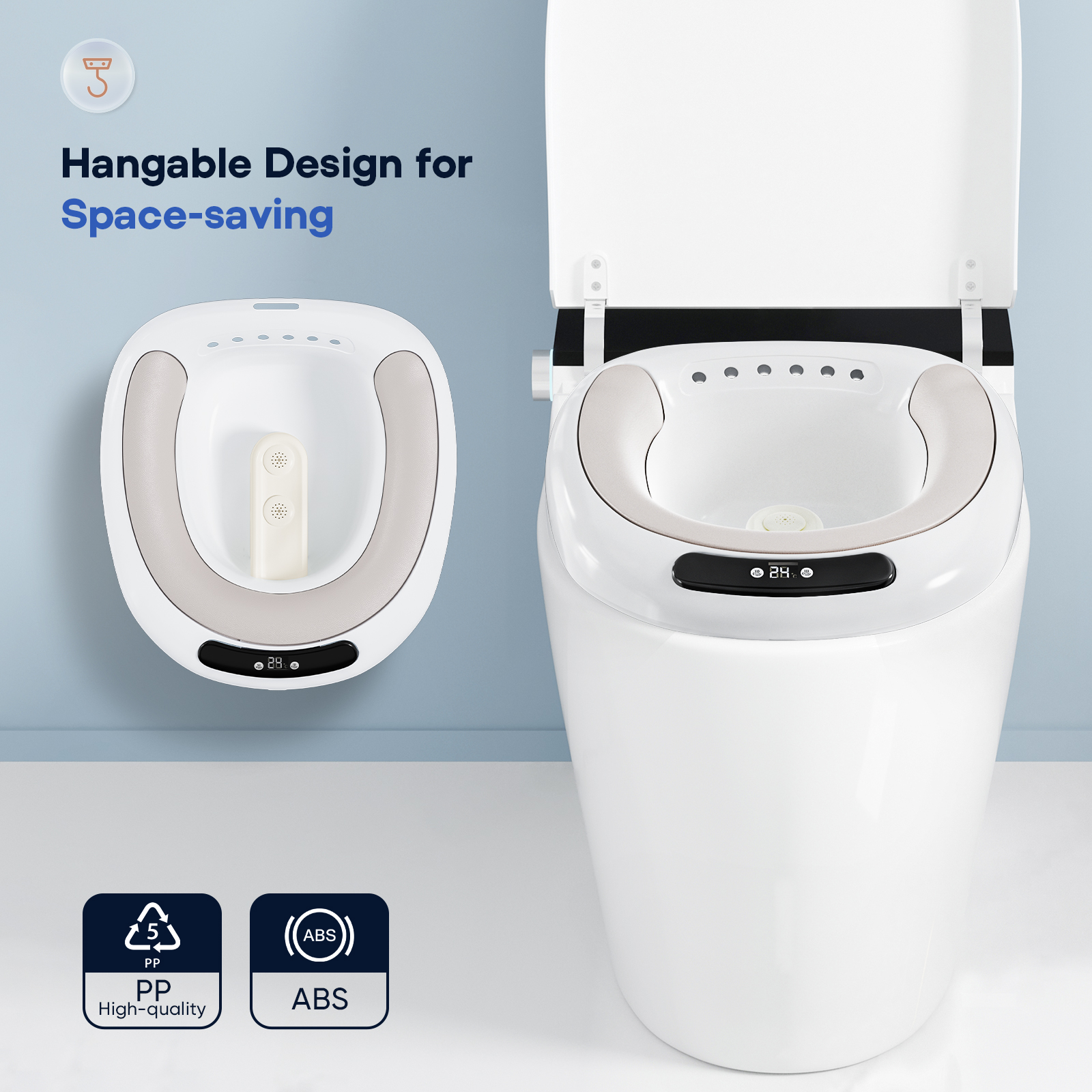 bidet elettrico per seduta