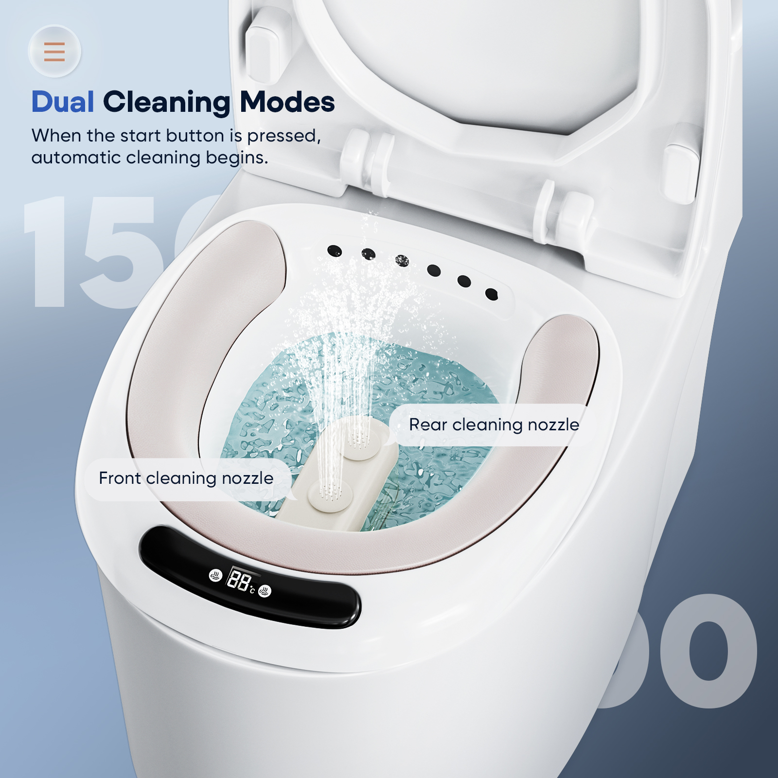 bidet elettrico per seduta