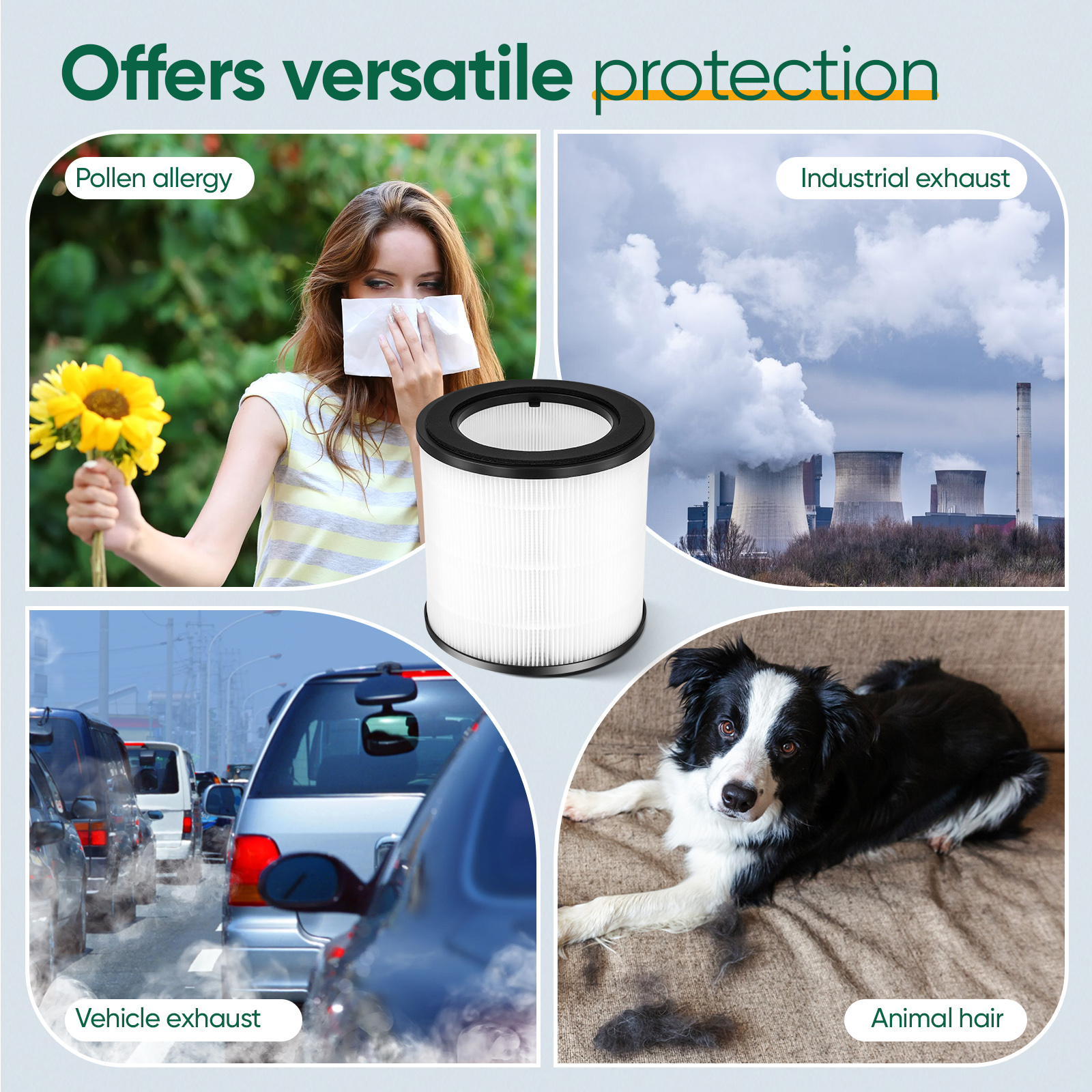 HEPA-vervangingsfilters voor Philips 800-serie luchtreinigers