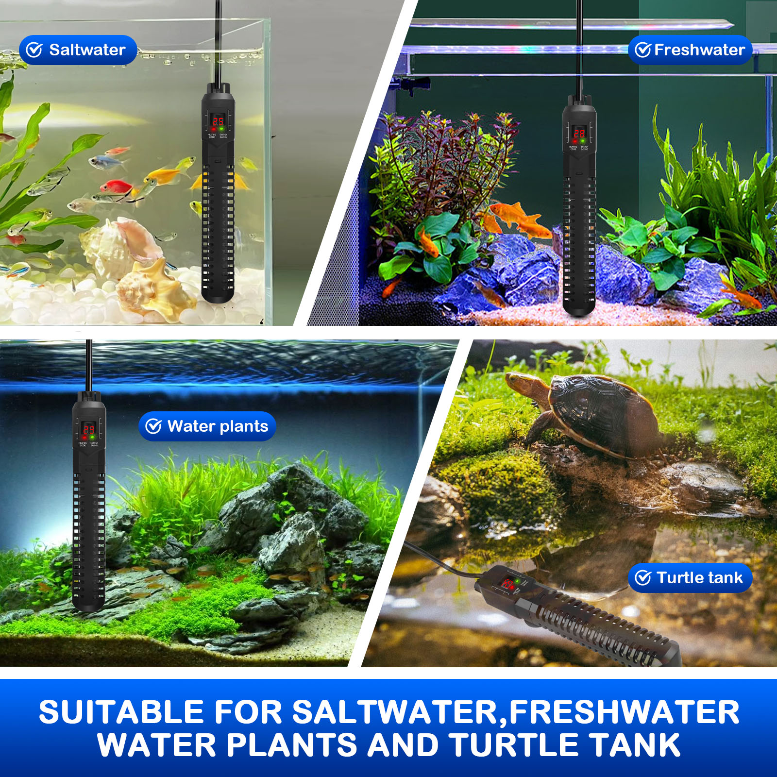 acquario riscaldatore 500W