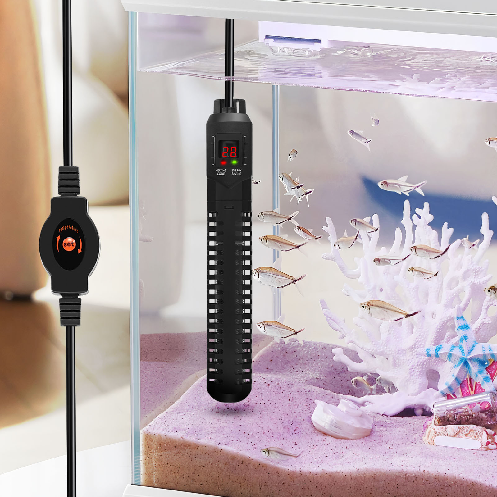 acquario riscaldatore 500W