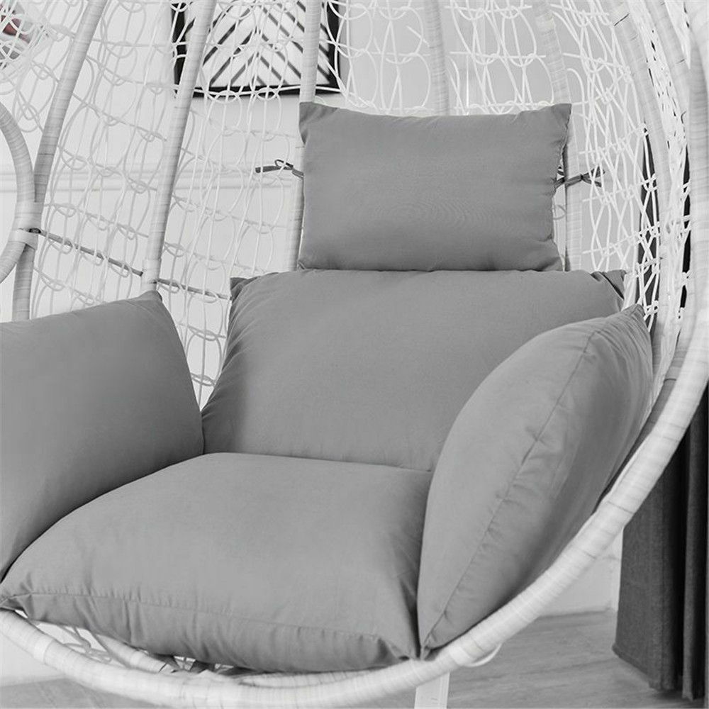Hanging Swing Chair Cushion Cover Egg, Round Patio Lounge Chair Cushions