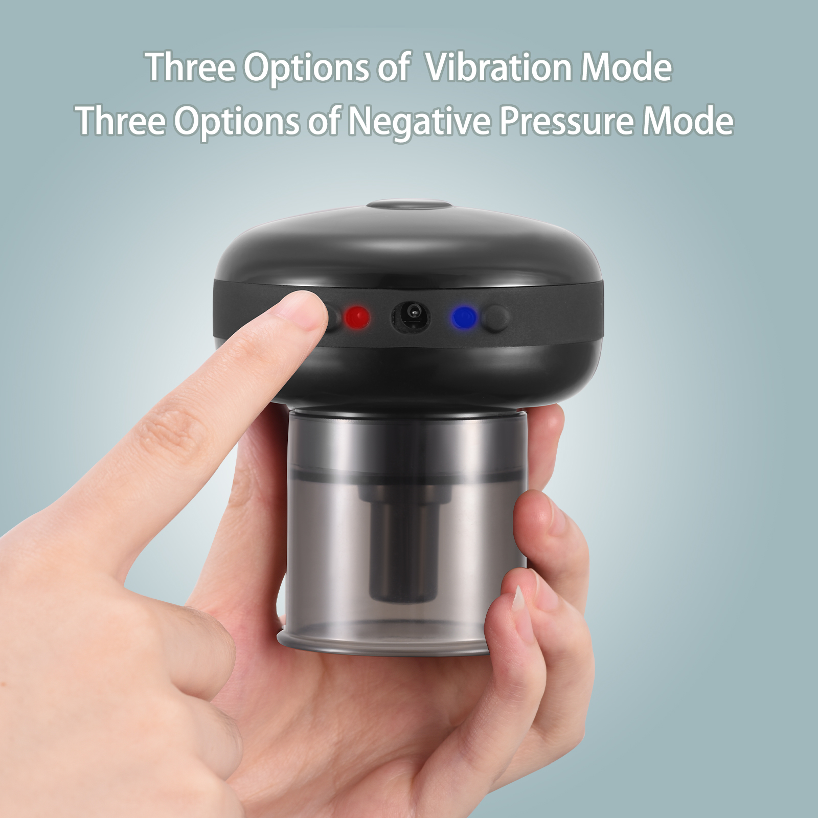 Electric Cupping Therapy Massager with Red Light Therapy Portable Rechargeable Adjustable Cupping Therapy Massage Tool Back Body