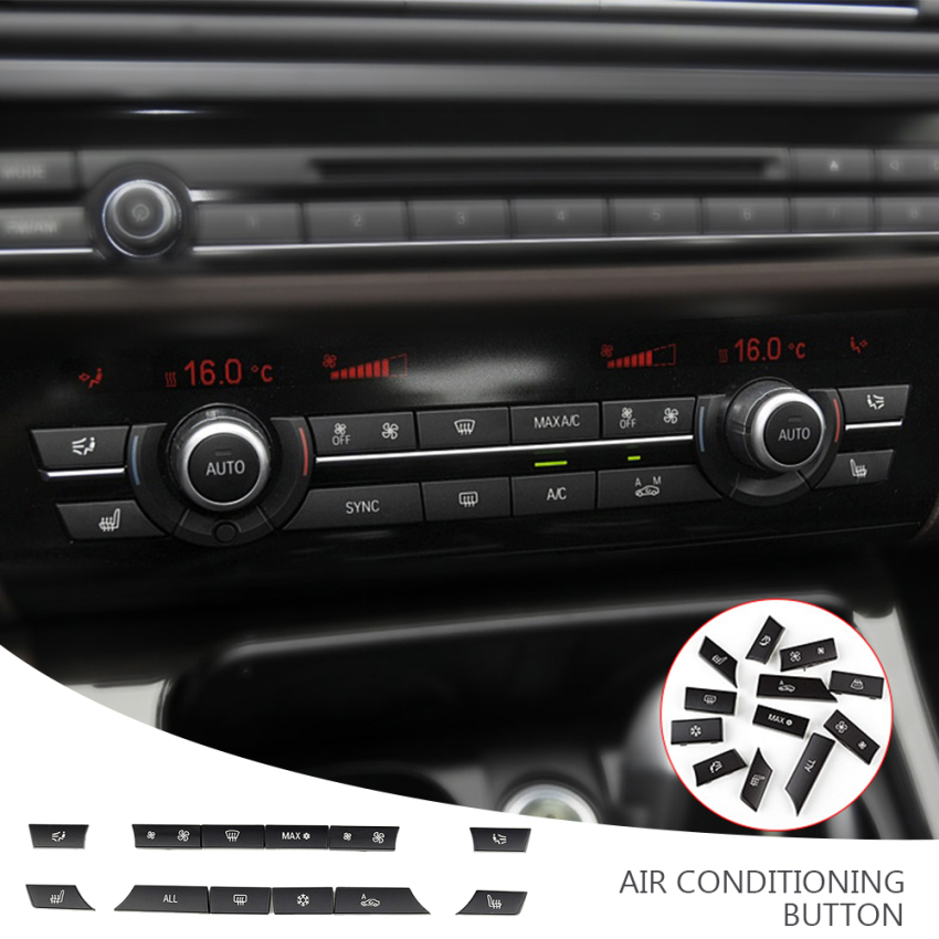 SweetHome คอนโซล Dash ปุ่มแอร์อะไหล่หมวกแก็ปสำหรับ BMW 5 6 7 Series X5 ...
