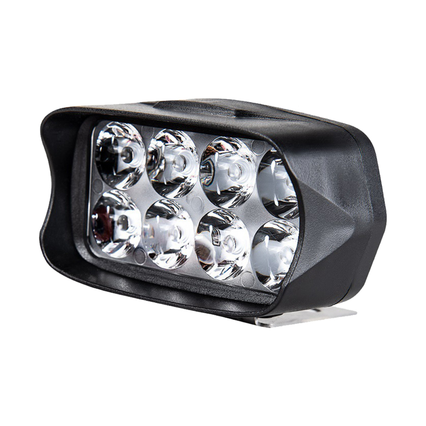 1Pc Motorcycle Car Super Bright 8 LED Light Headlight Spotlights Headlamp