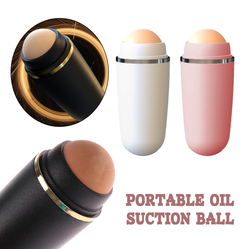 Face Oil Absorbing Roller Volcanic Stone Blemish Remover Face Tzone