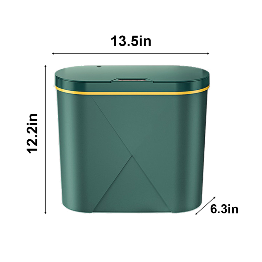 16L Intelligent Trash Can Smart Sensor Dustbin Electric Automatic Rubbish Can USB Waterproof Dustbin Home Induction Garbage Bin