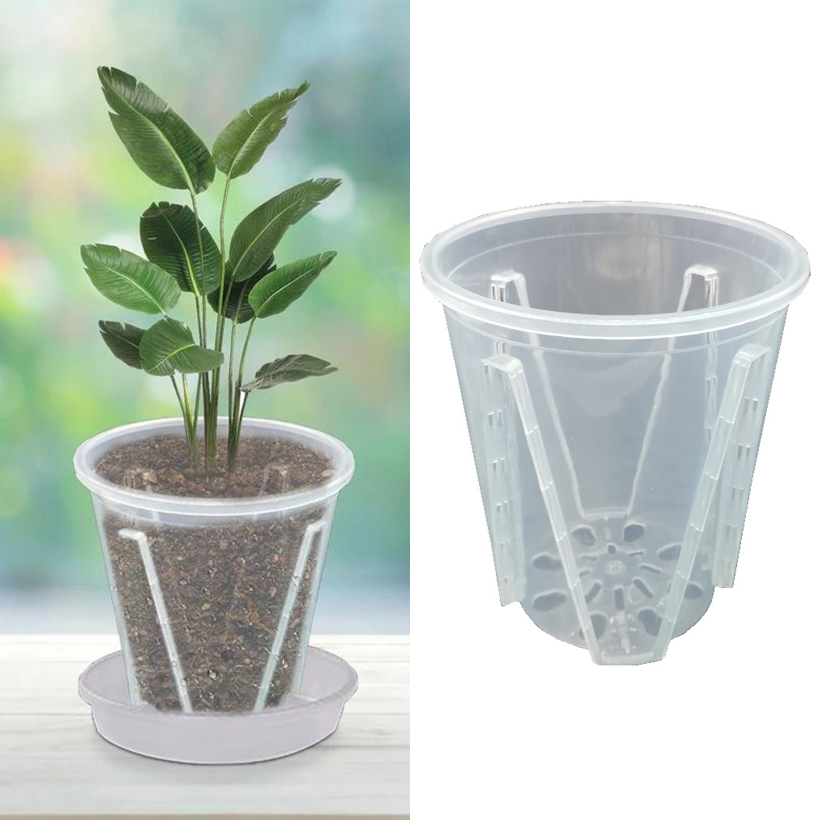 50 Pots De Plantes En Plastique Souple Vockvic – 10x8cm, Trous De Drainage, Réutilisables, Pour Semis